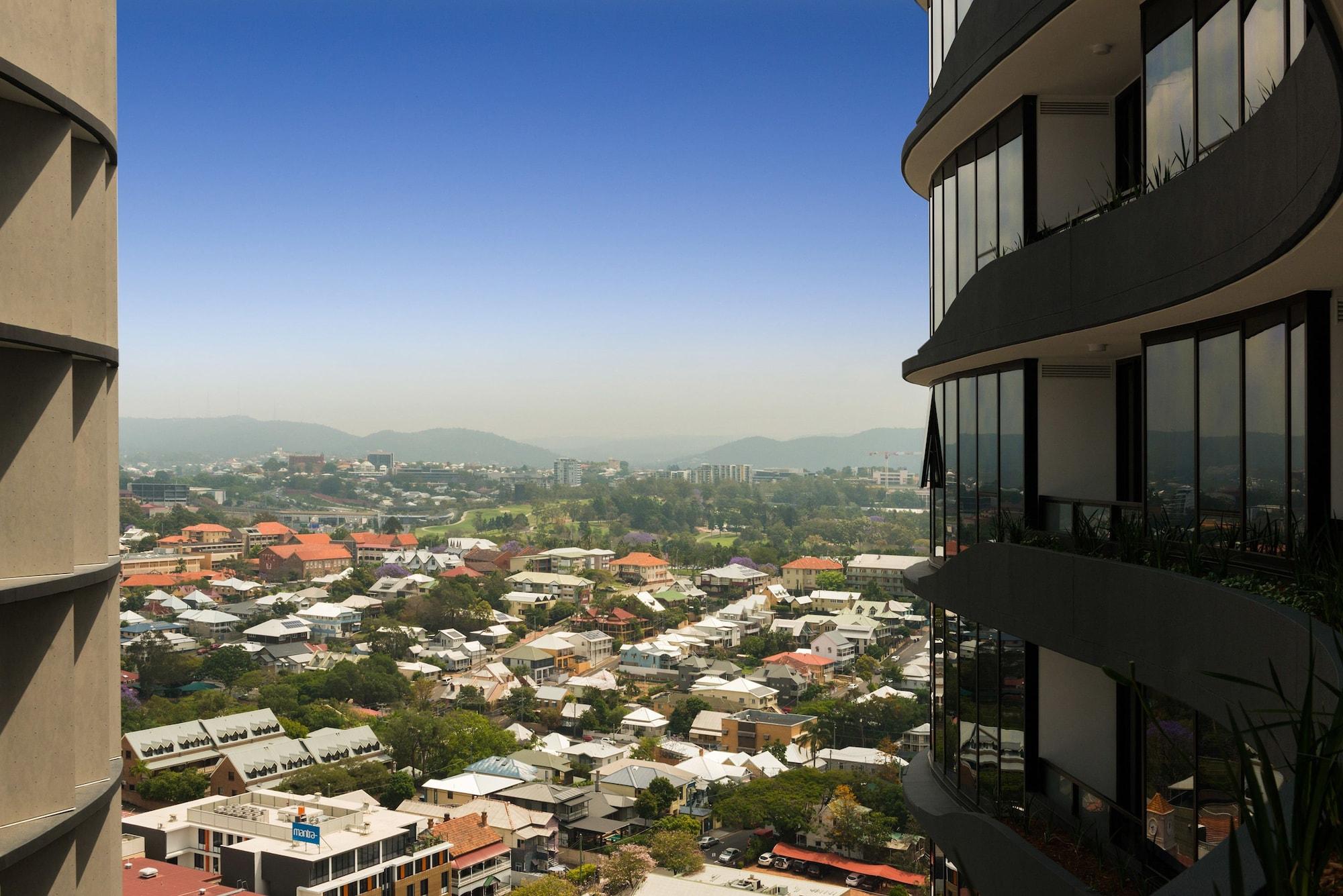 Fv By Peppers Aparthotel Brisbane Exterior photo View of the suburb from the east
