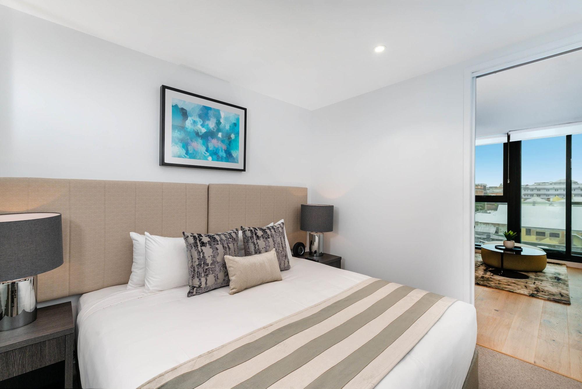 Fv By Peppers Aparthotel Brisbane Exterior photo A bedroom at the hotel